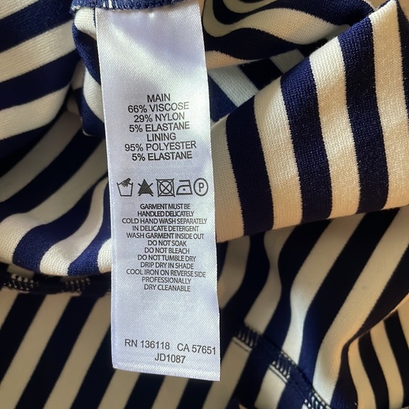 EUC Ever New Strapless Striped Dress - Picture 5 of 7